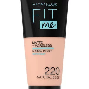 Maybelline New York Fit Me Matte & Poreless Liquid Foundation 18ml Tube