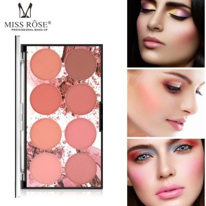 Miss Rose 8 Color Blush Palette